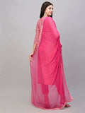 Anni Designer Women'S Cotton Blend Straight Printed Kurta With Pant & Dupatta (Dmpl Rani_Xxl_Pink_Xx-Large),Pink,2XL,Cotton Blend,Straight,Dupatta