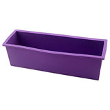 7horse 1 pcs Silicone Loaf Soap Mold 26 x 7 x 7.5 cm Rectangular Soap Making Mold (Heavy)