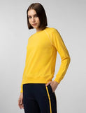Fyltr Women'S Solid Color Raglan Sweatshirt With Full Sleeve - Round Neck | Contrast Flatlock Stitch Detailing | Casual Winterwear For Women Mellow Yellow,Mellow Yellow,Mellow Yellow,Xl