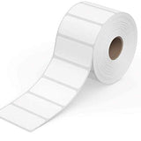 True-Ally 60X40 Direct Thermal Barcode Label Sticker - 2.5 X 1.5 Inches - 60Mm X 40Mm - 500 Labels Per Roll - White Self Adhesiv