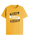 Adro Men'S Solid Regular Fit T-Shirt (Rn24-Dba-Mu_Mustard,MustardApparel,XL