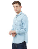 Inkd Men'S Lightweight Denim Shirt,Sky Why,Sky Why,S