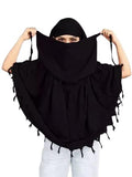 Cotton Long Scarf Cum Mask Scarves Usable For Vehicle Driver | Universal Size | For Girl & Women | Breathable Sun Protection Lig