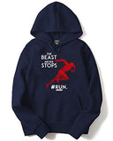 Adro Men'S Cotton Hooded Hoodie (H-B-Sto-Nb_Navy_2Xl)