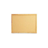Cork Board with Oak Style Frame, 24 x 18, Natural, OakFinished Frame