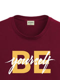 Adro Tshirt For Men | Printed T Shirt For Men | 100% Cotton T-Shirt |Printed T Shirt | T-Shirts | Rn24-Byo-Mr-S Maroon