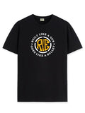 Adro Men'S Solid Regular Fit T-Shirt (Rn24-Bul-Bl_Black,BlackApparel,XL