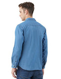 Inkd Men'S Lightweight Denim Shirt,Denim Divine,Denim Divine,Xl