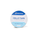 Neomate Low Noise Cello Tape | 1 Inch (24mm x 65m), Transparent | Set of 3 | Multipurpose Adhesive Tape for Office, Home, and Cr