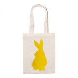 UJEAVETTE 3xNonwoven Easter Bunny Tote Rabbit Bag Gift Festive Party Supplies Yellow