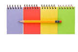 Yashvin Spiral Binding Pocket Notebook (Set Of 4 Pcs) Diary #Smooth Paper White