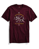 Adro Die With Memories Not With Dreams Mens Printed T-Shirt (Xl, Maroon)
