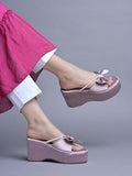 Shoetopia Embellished Mauve Platfrom Heels For Women & Girls /Eu41,Mauve,8,B0DTG7SSWW