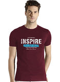 Adro Mens Inspire Cotton T-Shirt (Rn22-03-Core-Mr-S_Maroon)