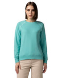 Fyltr Women'S Solid Color Raglan Sweatshirt With Full Sleeve - Round Neck | Contrast Flatlock Stitch Detailing | Casual Winterwear For Women Tropical Teal,Tropical Teal,Tropical Teal,S