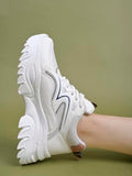 Shoetopia Casual White Sneakers For Women /Eu37,White,4,B0DK7FCDNC