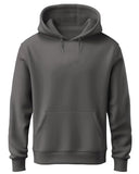 ADRO Hoodies for Men | Printed Regular Fit Hoodie for Men | Cotton Hoodie | Mens Hoodies | Sweatshirt for Men | Hooded Hoodie|H24-PLN-SG-M Steel Grey (Medium),Steel Grey
