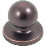 Die-Cast Round Bi-Fold Door Knob, 1-1/4 Inches, Vintage Bronze