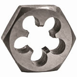 Century Drill & Tool, 98211, 9/16-12 NC, Hex Die, Precision Cut External Threads, High Carbon Alloy Steel