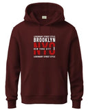 Adro Men'S Cotton Blend Neck Hooded Sweatshirt (H24-Nyc-Mr_Maroon