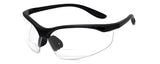 Calabria 91348 Anti Fog Bifocal Reading Safety Glasses Readers +1.00 Clear Men Women Wrap Around Eye Protection Shatterproof