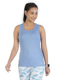 Rupa Colors Playsure Solid 100% Combed Cotton Rib Fabric Women'S Tank Top Sleeveless Pack Of 1,Cobalt BlueApparel,XL