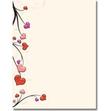 Heart Vines Letterhead Laser & Inkjet Printer Paper, 25 pack
