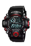 Selloria Watch For Boys | 6 Months Warranty | Kids Watch, Sports Watch, Digital Watch, Digital Watch For Men With Alarm (Red2)