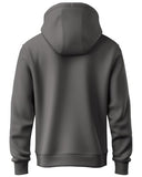 Adro Men'S Cotton Neck Hooded Sweatshirt (H24-Adro-Sg_Steel Grey,Steel GreyApparel,S