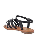 Shoetopia Chic Strappy White Flat Sandals For Women & Girls /Eu41,White,8,B0F6TWC57J