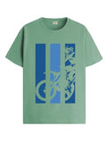 Adro Men'S Bike Rider Printed Cotton T-Shirt (Rn23-M-Bik-Pt_Pista_Xl)