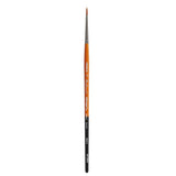 KINGART Premium Radiant 6650-0 Spotter Series Artist Brush, Synthetic Taklon Hair, Short Handle, for Acrylic, Oil and Watercolor