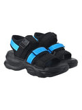 Shoetopia Smart Casual Black & Blue Sporty Sandals For Women & Girls /Eu36,Blue,3,B0F7LYDBDZ