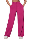 Leriya Fashion Trousers for Women - Black Pants (X-Large, Pink)