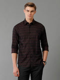 Adro Elegant Essentials Giza Cotton Men'S Casual Shirts (Shi-Ch-Dm_Dark Maroon_M)