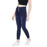 Nifty Women'S Denim Stretchable High Waist Jeans (1236, Blue, 30)
