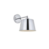 Elegant Lighting Living District Nota 1 Light Chrome Wall Sconce