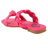 Shoetopia Girls Tv-811 Pink Flat Sandal - 6 Uk (Girls-Tv-811-Pink),Pink,6,B0CQK56JVM