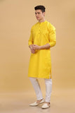 Be Active Men'S Cotton Regular Kurta (C-399-1_Yellow-2 Yellow-2 2Xl