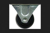 Shepherd Hardware 9483 3-Inch Soft Rubber Rigid Plate Caster, 175-Lb Load Capacity