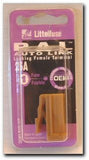 Auto Link PAL Fuse Locking Female Terminal, Brown 25 amp (PAL525BP)
