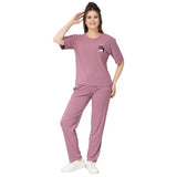 Trylo Riza Night Suit Set Ns-2056-L,Plain,,B0DPVBQ5Y2