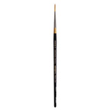 KINGART Premium Original Gold 9350-2 Liner Series Artist Brush, Golden Taklon Synthetic Hair, Short Handle, for Acrylic, Waterco