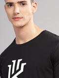 Adro Mens Printed T Shirt - Premium Cotton Graphic Printed Tshirt - Black T-Shirt - Rn24-Kobe-Bl-S