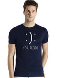 Adro You Decide Mens Printed T-Shirts (Rnr-M-Dec-Nb_Navy_2Xl)