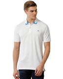 Adro Premium Cotton Polo For Men (P23-H-Pln_White_ L)