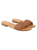 Shoetopia Smart Casual Tan Flats For Women & Girls /Eu38,Tan,5,B0F6V3YHPR