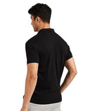 Eyebogler Regular Fit Mens Polo Neck Half Sleeve Soild Casual Tshirt Black,BlackApparel,S
