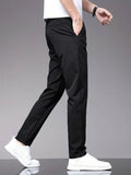 Toplot Men'S Stylish Slim-Fit Casual Trousers (Casual-Trouser-5226-Black-38),Black,38,B0DW3WS8FS