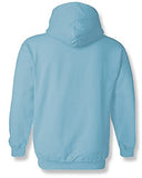 Adro Men'S Cotton Neck Hooded Sweatshirt (H22-M-Lnn-Sk_Skyblue_2Xl)